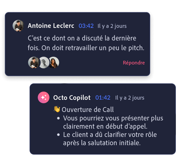 Coaching assisté par IA
